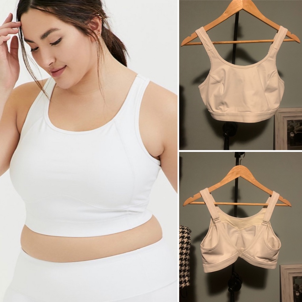 White Sports Bra